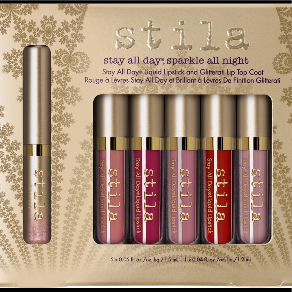 Stila Stay All Day, Sparkle All Night Lipstick Set